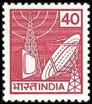 Television Set, Dish Aerial and Transmitter