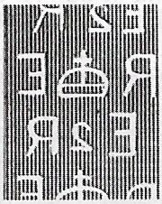 Stamps of Britain, overprinted in black