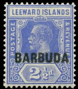 King George V (1865-1936) - Die II - Overprinted