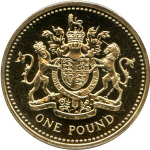 1 Pound (Royal Arms of the United Kingdom)