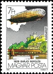 Luzern, first flight across Switzerland