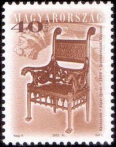 Armchair by Ignác Alpár, 1896