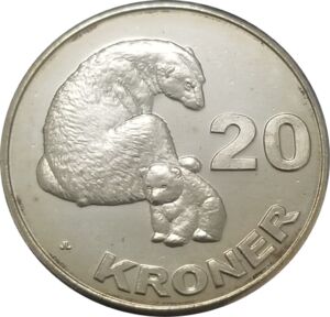 20 Kroner (Polar Bear and cub)