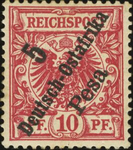 overprint on Reichpost