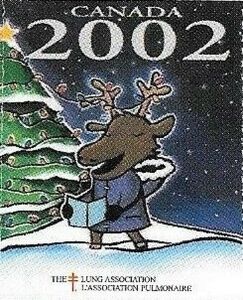 Tuberculosis Christmas Seal, Small Reindeer facing left