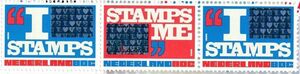 Surprise Stamps 1999 - Strip of 3 from Booklet