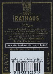Alsfelder Rathaus Pilsner