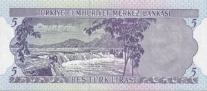 5 Turkish Lira