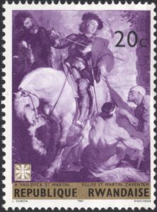 St Martin Dividing his Cloak by Anthony Van Dijk