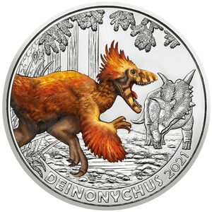 3 Euro (Supersaurs - Deinonychus antirrhopus)