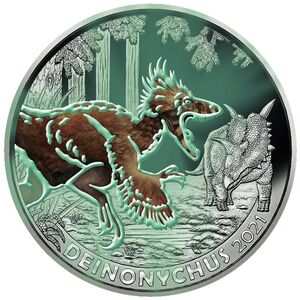 3 Euro (Supersaurs - Deinonychus antirrhopus)