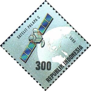 Launch of Palapa-C Satellite