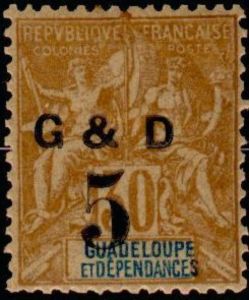 Type Groupe overprint and surcharge
