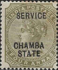 Queen Victoria (1819-1901) - overprinted