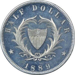 50 Cents (Half Dollar Essay Aluminium)