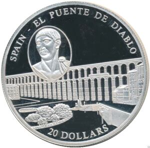 20 Dollars (Spain - Segovia Aqueduct)