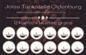 12 Kaffee + 1 Kaffee gratis