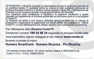 Ricarica Conto Tv