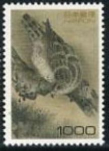 "Hawk and Pine" (Sesson Shukei)