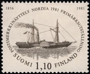 NORDIA Stamp Exhibition, Postship "Fürst Menschikow" (1836)