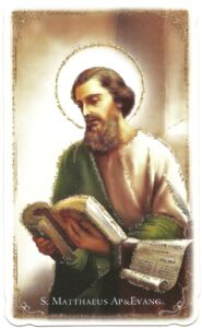 "Matthew Apostle and Evangelist"