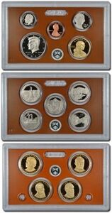 Various Dollars (Proof Set 2011 14 Piece)