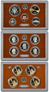 Various Dollars (Proof Set 2011 14 Piece)