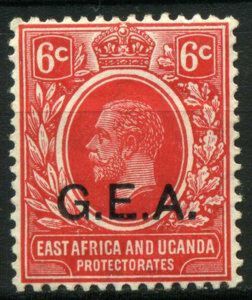 King George V 6 Cent G.E.A. Overprint