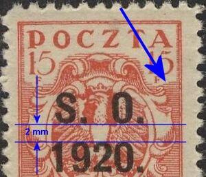 S.O. 1920 overprint