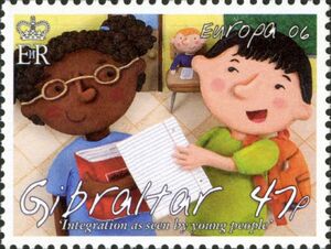 Children holding Books and Notebook Paper