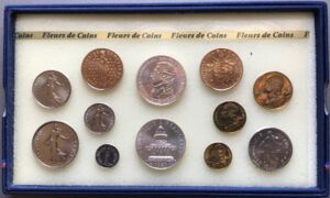 Various Francs (Specimen "FDC" set 1987)