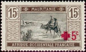 Crossing Desert surcharged Red Cross