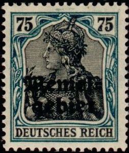 Germania, overprint Memel-Area