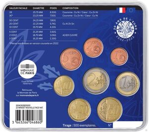 Various Euro (Set 2022 - New designs)