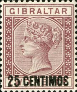 Queen Victoria (1819-1901), Overprint (purple/black)