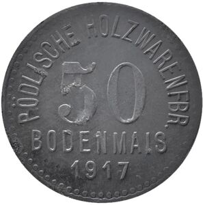 50 Pfennig (Rödlische Holzwarenfabr.)