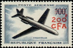 Caravelle surcharged