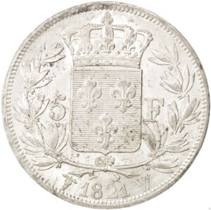 5 Francs (Louis XVIII. W - Lille)