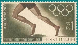 Athlete's Legs and Olympic Rings