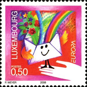 Envelope containing a Rainbow