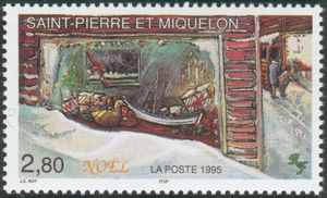 Christmas Window in St. Peter