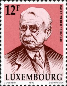 50th Death Anniversary of Batty Weber (1860-1840), Writer