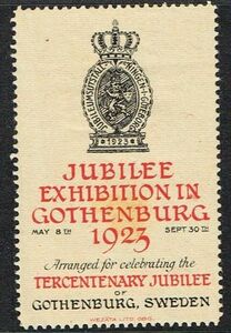 Jubilee exhibition in gothenburg may 8th 1923 sept 30th