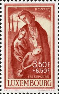 Mother and Children, "the Deported" (from souvenir sheet)