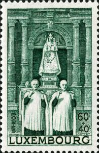 Statue of the Madonna in Procession