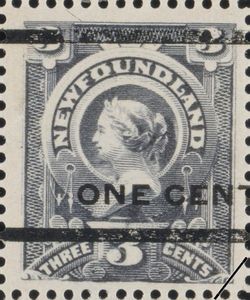 Queen Victoria (1819-1901) - overprinted