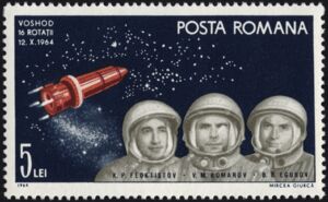 Voskhod I and Cosmonauts