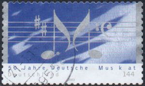 Staves, notes form the letter M