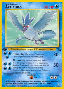 Carta pokemon articuno