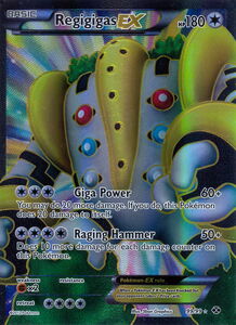 Carta pokemon regigigas ex